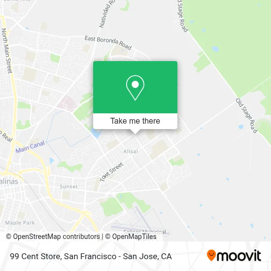 99 Cent Store map