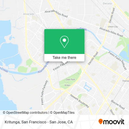 Kritunga map
