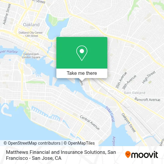 Matthews Financial and Insurance Solutions map