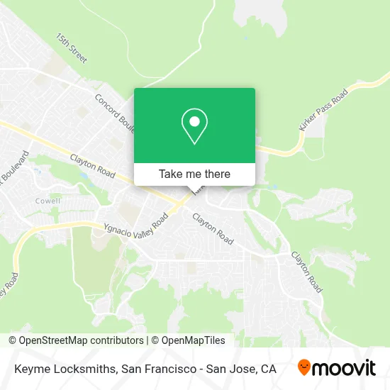 Keyme Locksmiths map