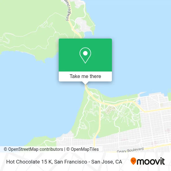 Hot Chocolate 15 K map