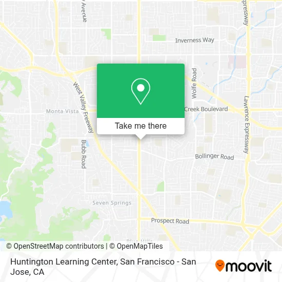 Huntington Learning Center map