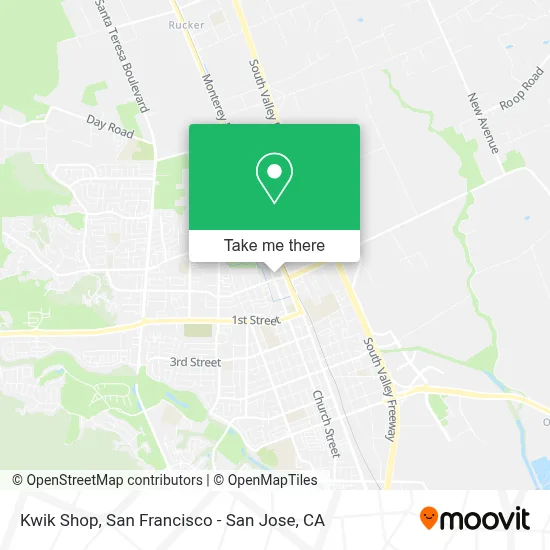 Kwik Shop map