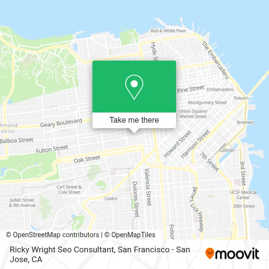 Ricky Wright Seo Consultant map