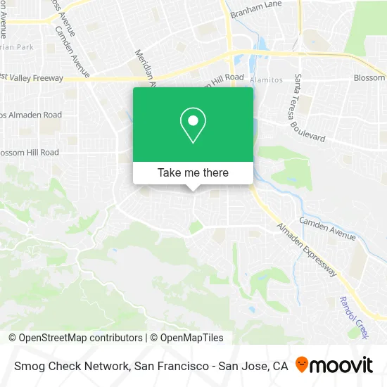Smog Check Network map