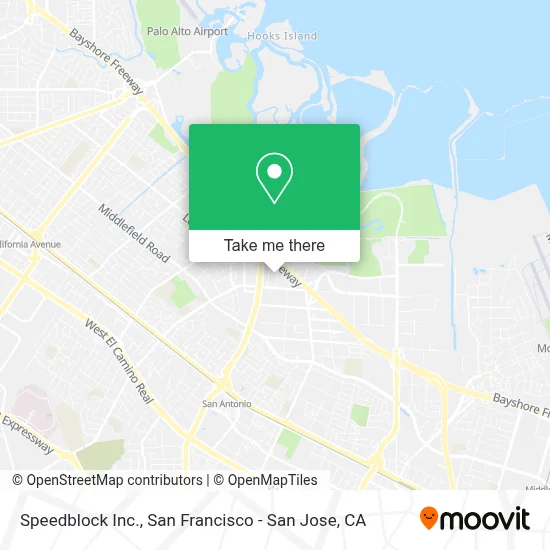 Speedblock Inc. map
