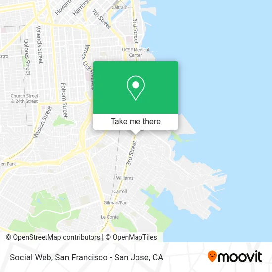 Social Web map