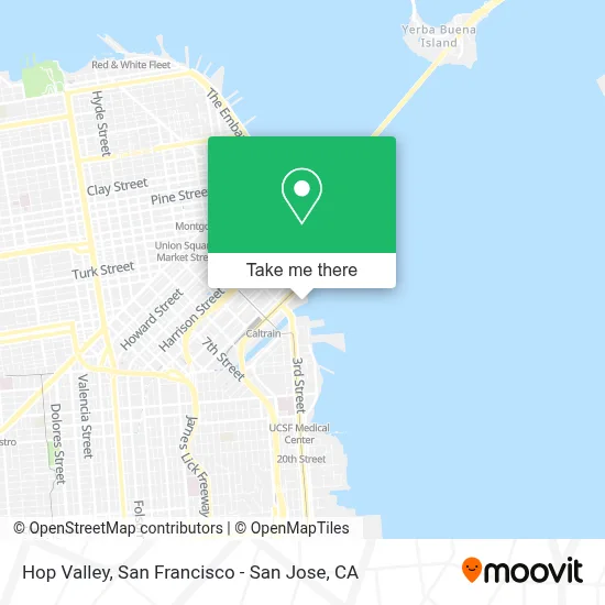 Hop Valley map