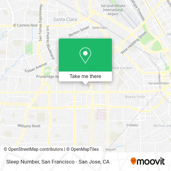 Sleep Number map