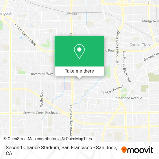 Second Chance Stadium map