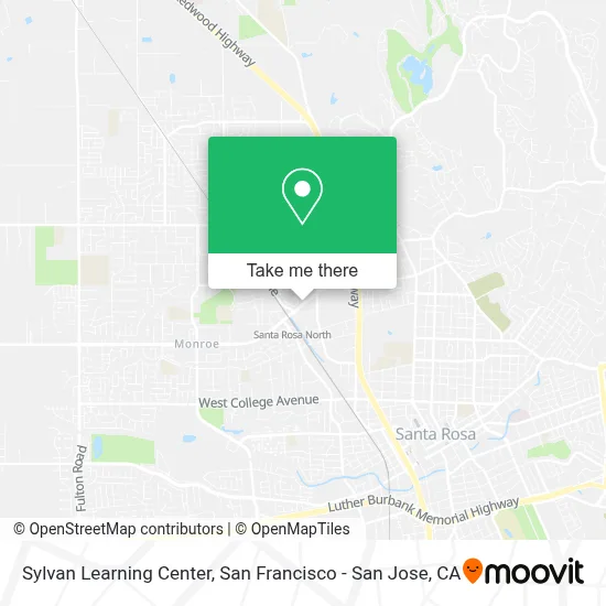 Sylvan Learning Center map