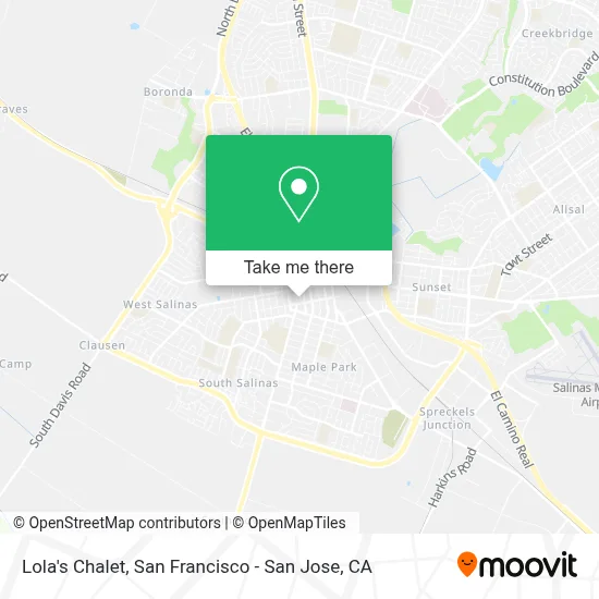 Lola's Chalet map
