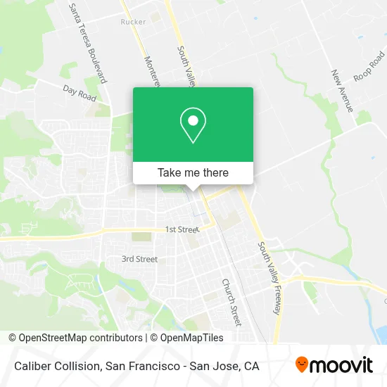 Caliber Collision map