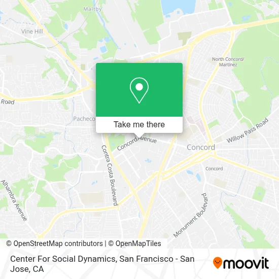 Center For Social Dynamics map