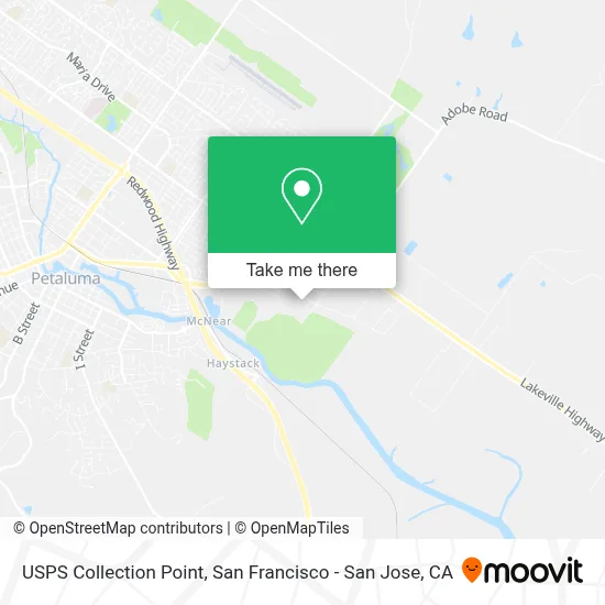 USPS Collection Point map