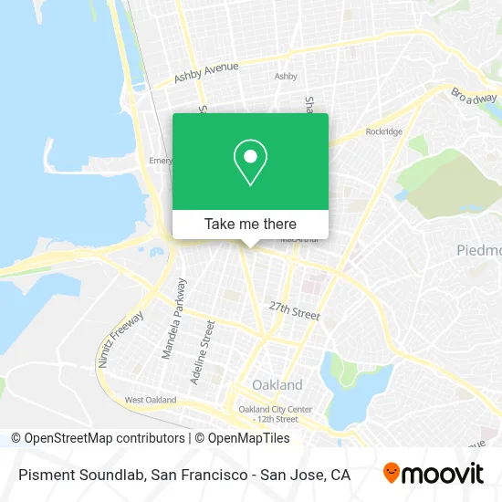 Pisment Soundlab map