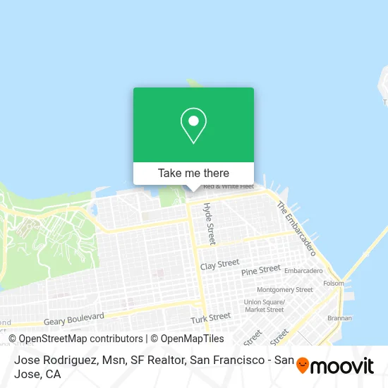 Jose Rodriguez, Msn, SF Realtor map