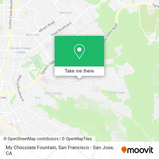 My Chocolate Fountain map