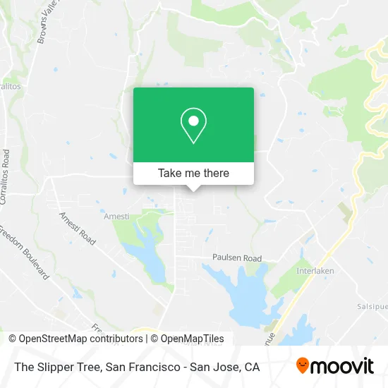 The Slipper Tree map
