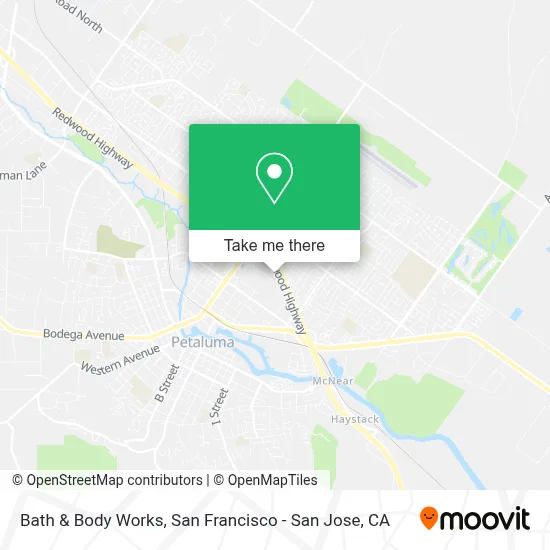 Bath & Body Works map