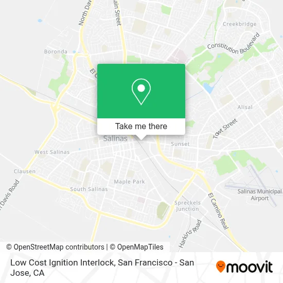 Low Cost Ignition Interlock map