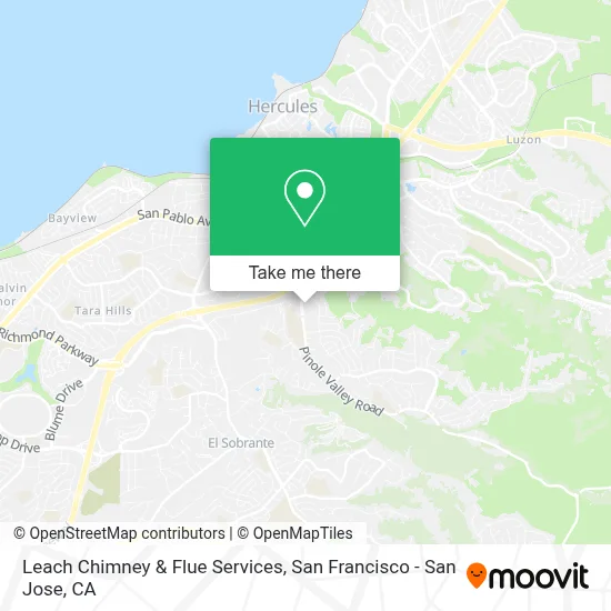 Leach Chimney & Flue Services map