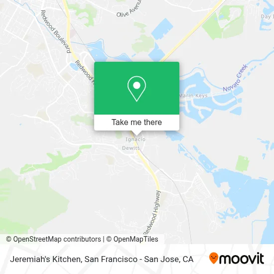 Jeremiah's Kitchen map