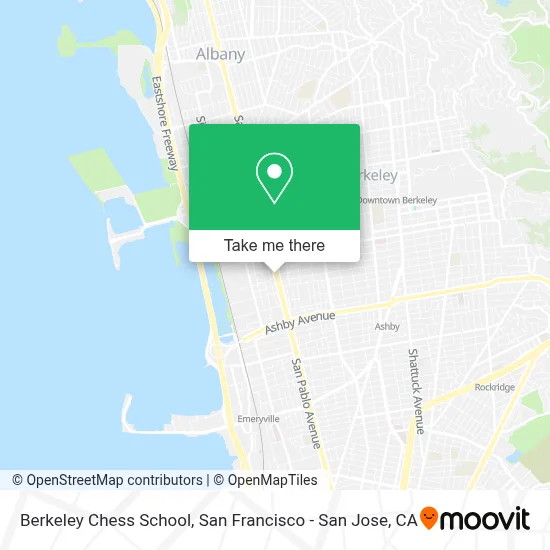 Berkeley Chess School map