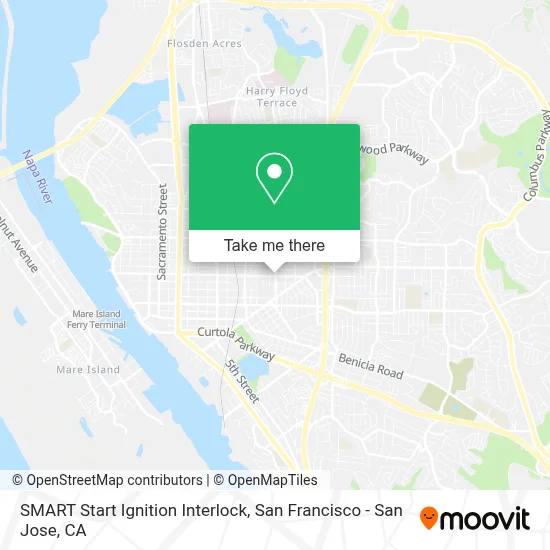 SMART Start Ignition Interlock map