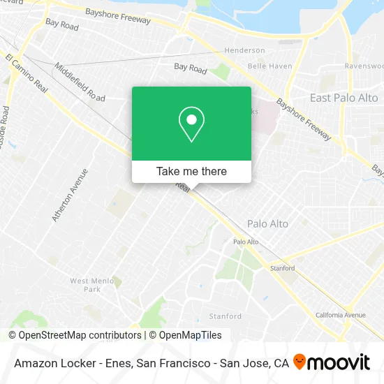 Amazon Locker - Enes map