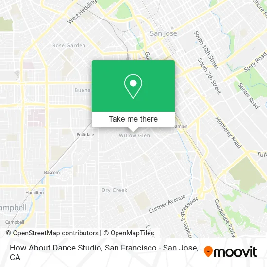 How About Dance Studio map