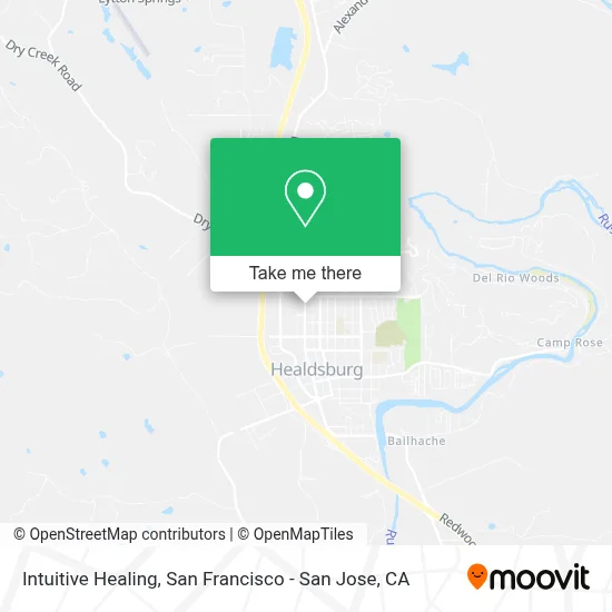 Intuitive Healing map