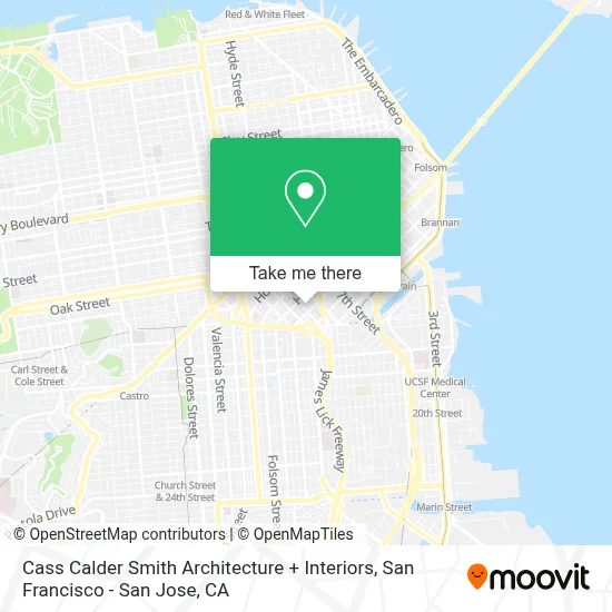 Cass Calder Smith Architecture + Interiors map