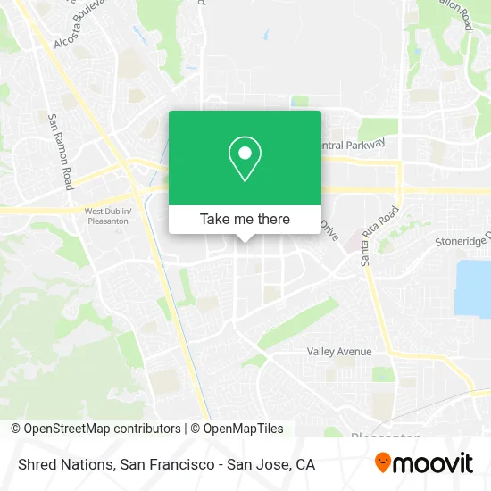 Shred Nations map