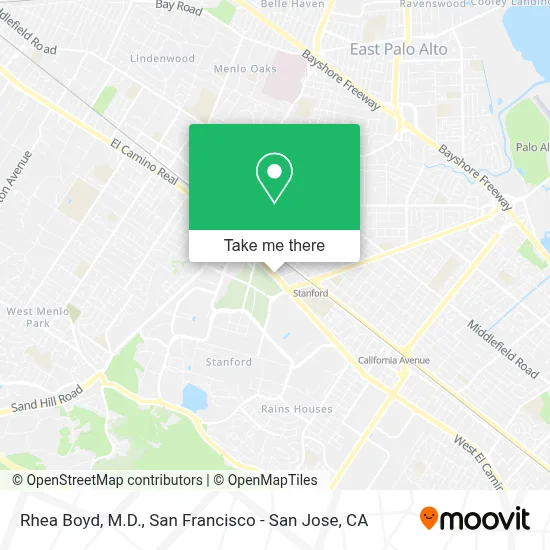 Rhea Boyd, M.D. map