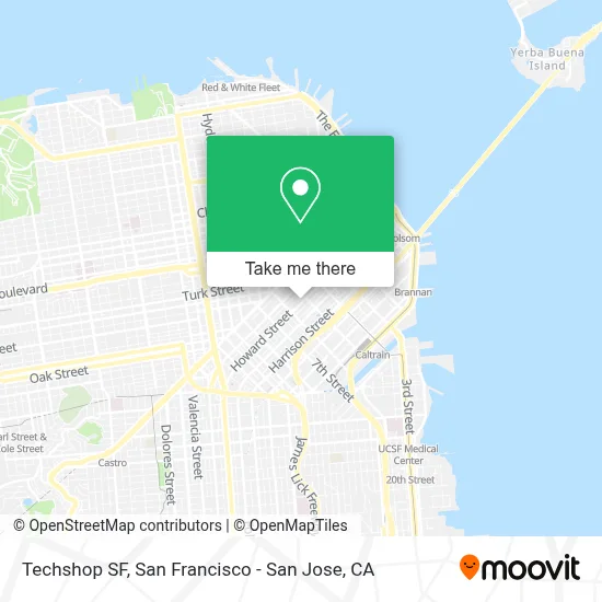 Techshop SF map