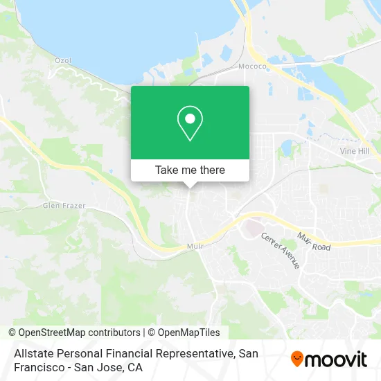 Allstate Personal Financial Representative map