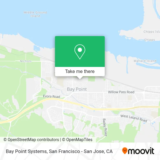 Bay Point Systems map