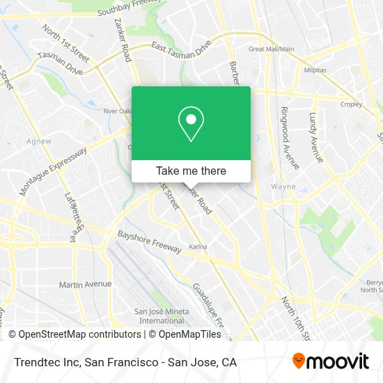 Trendtec Inc map