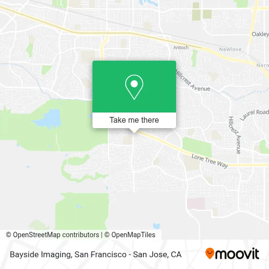 Bayside Imaging map