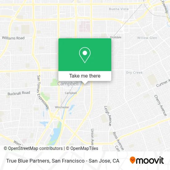True Blue Partners map