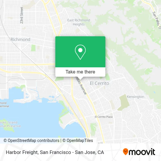 Harbor Freight map