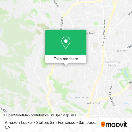 Amazon Locker - Staton map