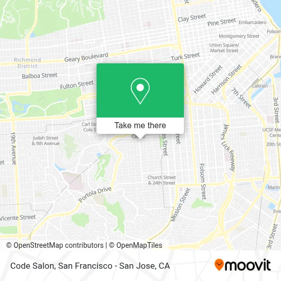 Code Salon map