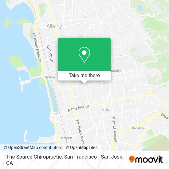 The Source Chiropractic map