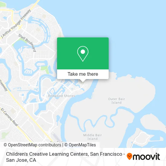Children's Creative Learning Centers map