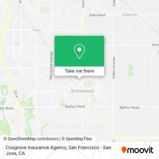 Cosgrove Insurance Agency map