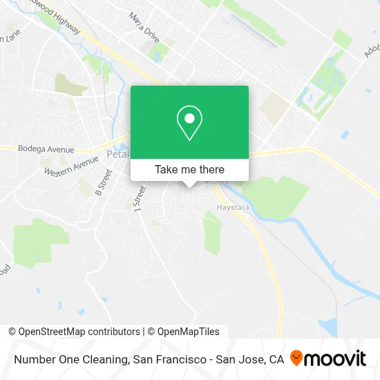 Number One Cleaning map