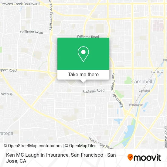 Ken MC Laughlin Insurance map