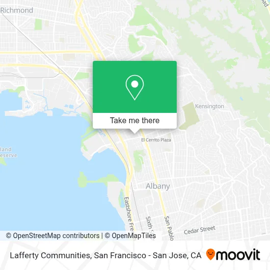 Lafferty Communities map